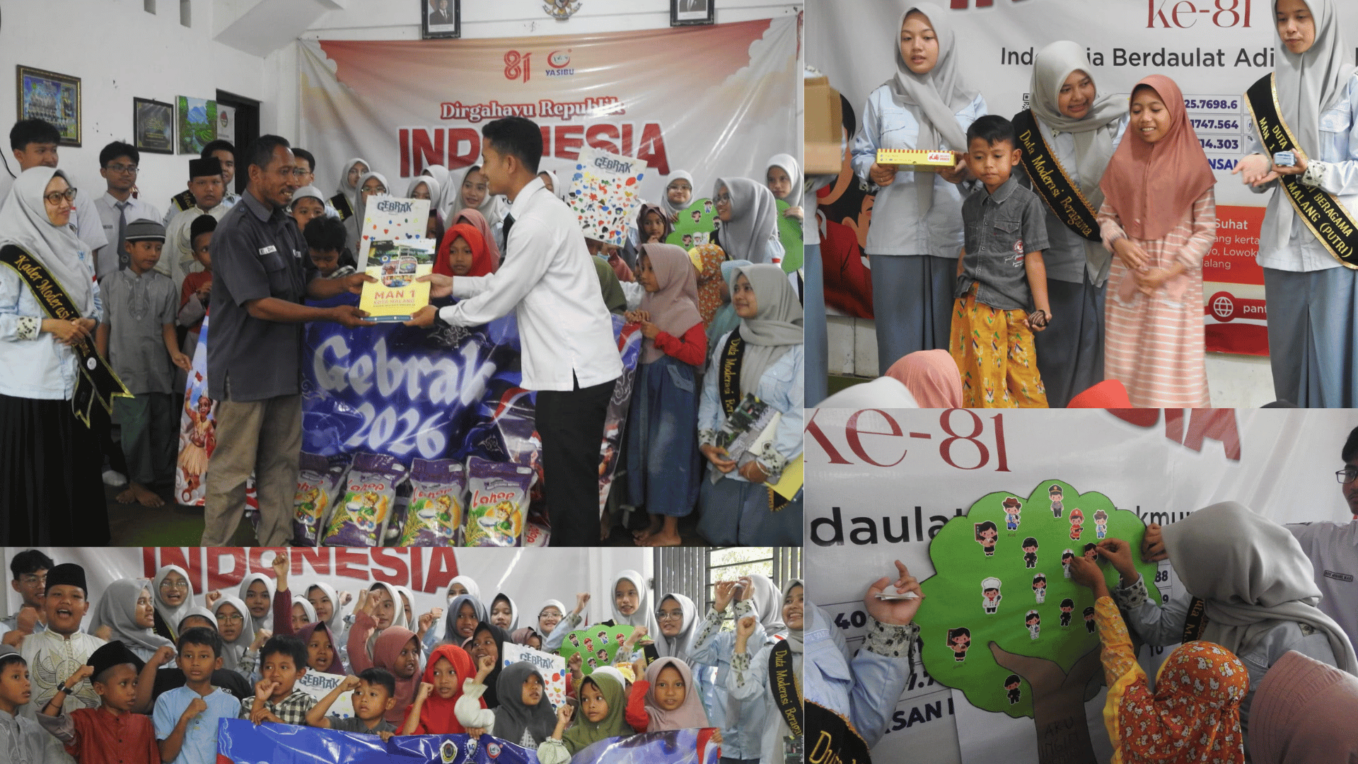 GEBRAK DUTA MODERASI BERAGAMA MAN 1 KOTA MALANG PERINGATI HARI SUMPAH PEMUDA: Dari Sumpah Menjadi Aksi, dari Peduli Menjadi Inspirasi